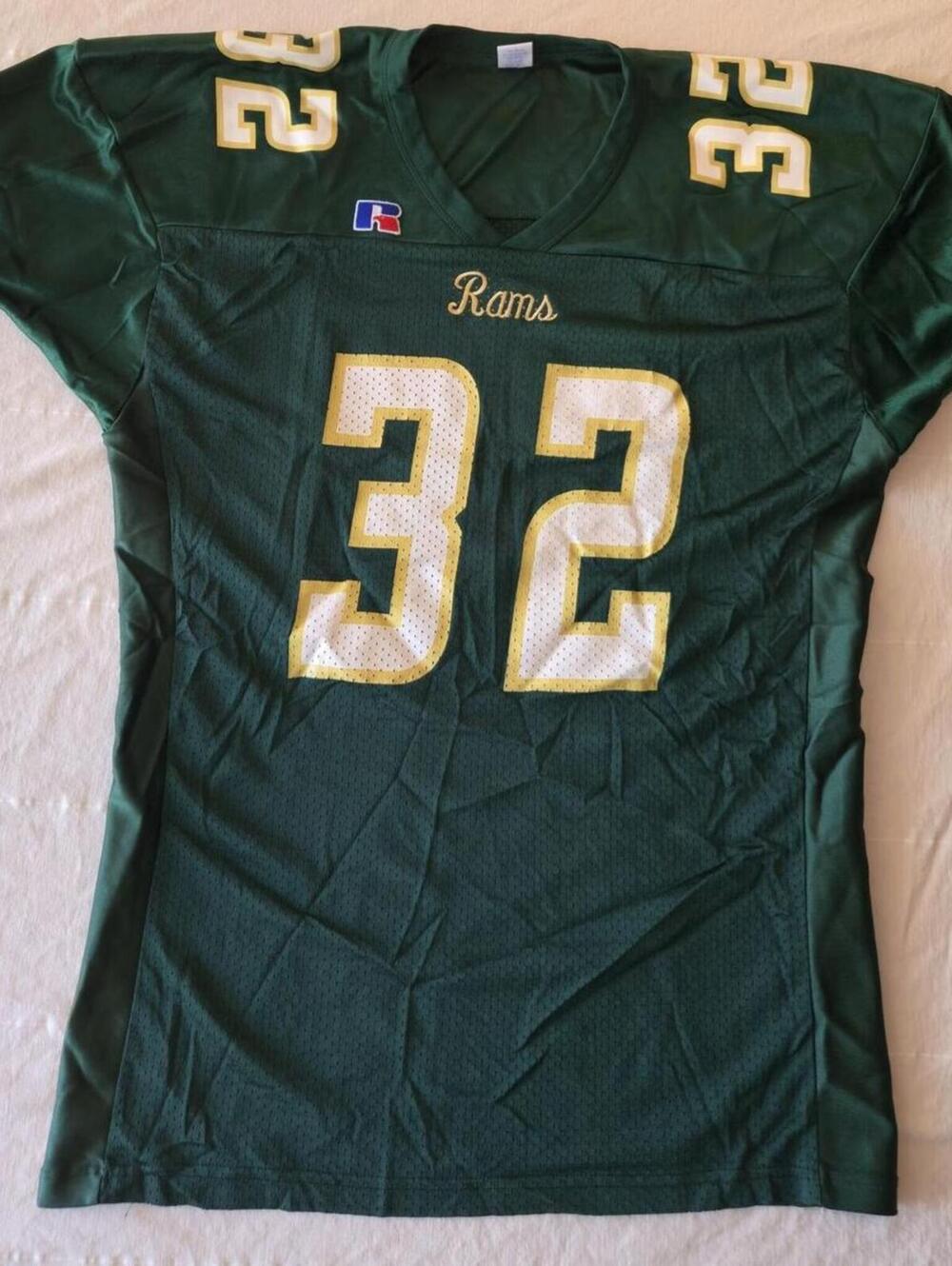 VTG 90S MADE IN USA COLORADO STATE Rams #32  Football Jersey XL